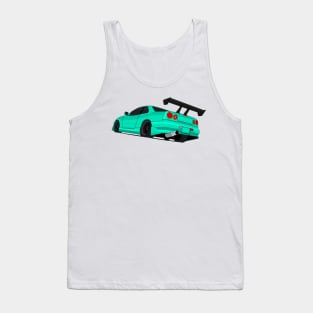 SKYLINE GTR R34 TURQUOISE Tank Top